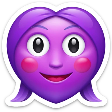 some purple gradient gucci sticker