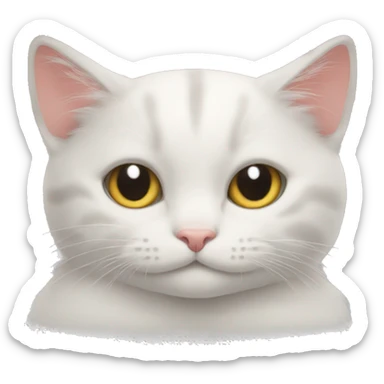 two cats cuddling sticker