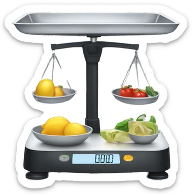 food scale sticker