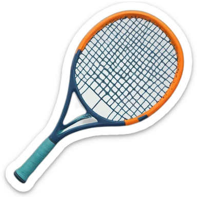 Padel tennis racket sticker