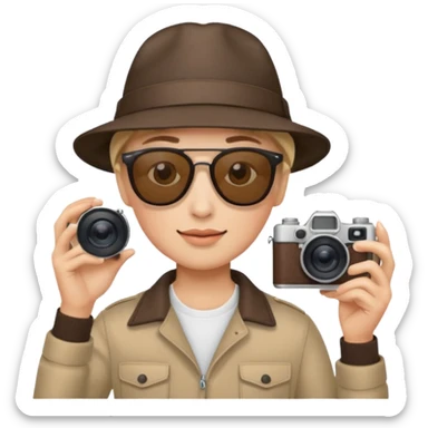 to take photos sticker