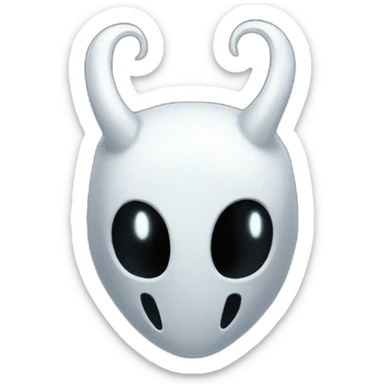 hollow knight head only sticker