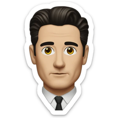 Dale Cooper from Twin Peaks sticker