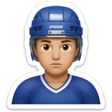 Hockey Player sticker