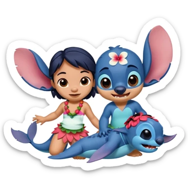 Lilo and stitch sticker