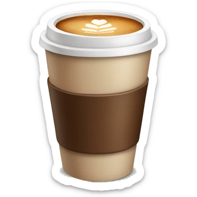 Coffee sticker