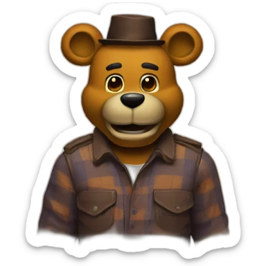 freedy fazbear  sticker