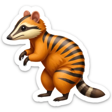 Cacomistl-Anteater-Civet-Numbat-hybrid (full body) sticker