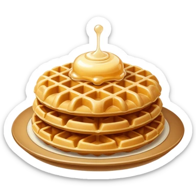 Bubble waffle sticker