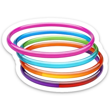   Colourfull Glass Bangles sticker