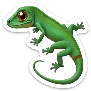 Puerto Rican Galliwasp Diploglossus lizard sticker
