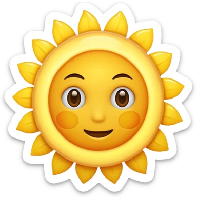Sun in universe sticker