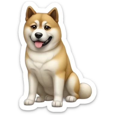 American akita sticker
