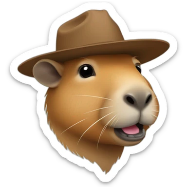 capybara gaucho sticker