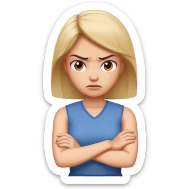 Woman “cock blocking”  sticker