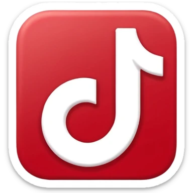 Tiktok logo sticker