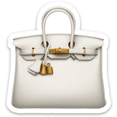 Realistic Hermes Birkin bag sticker