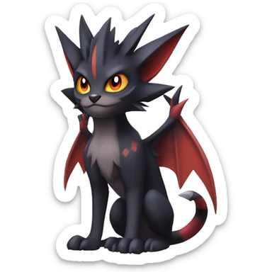 Noivern-Litten-Zorua full body sticker