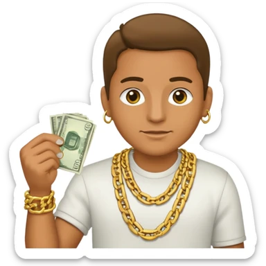 Ladron the money sticker