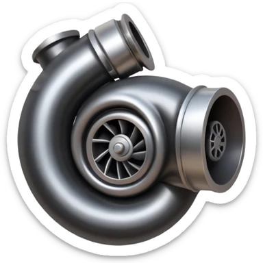 turbo with black smoke sticker