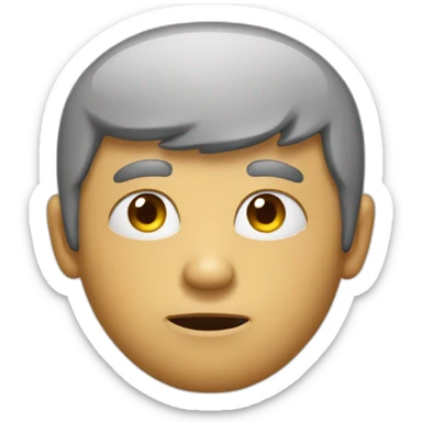 A STUPID MAN sticker