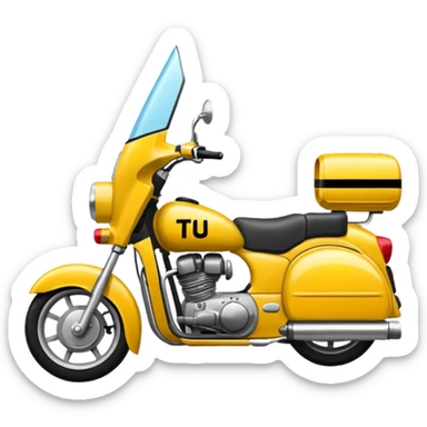 Un taxi que sea una moto sticker