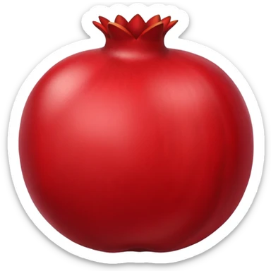 A pomegranate sticker