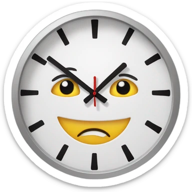 24 HOURS WALL CLOCK sticker