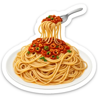 spaghetti all'assasina sticker