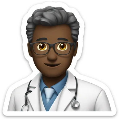 Doctor man comes home sticker