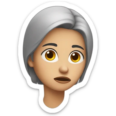 worried mother  sticker