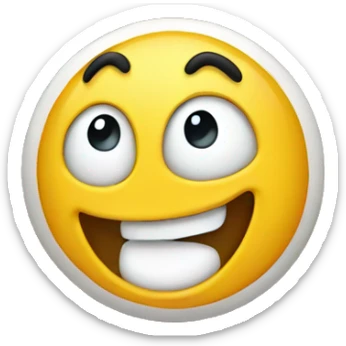 Super excited emoji sticker