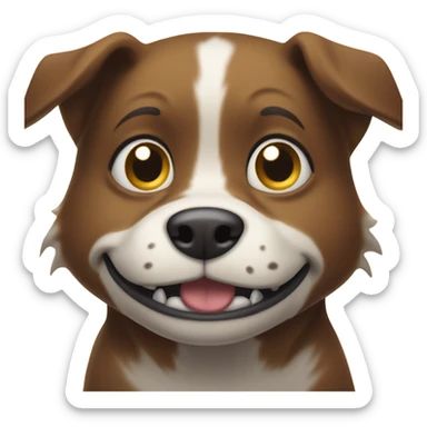 smile dog sticker