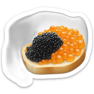 Caviar on the white bred sticker