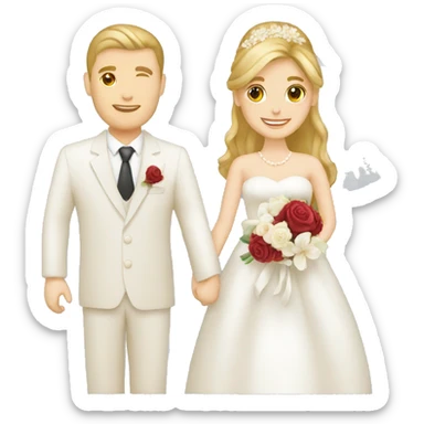 Clipart for wedding sticker