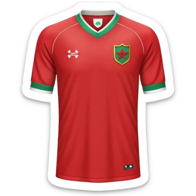 Maillot du Maroc foot sticker