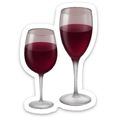 wine red emojis  sticker