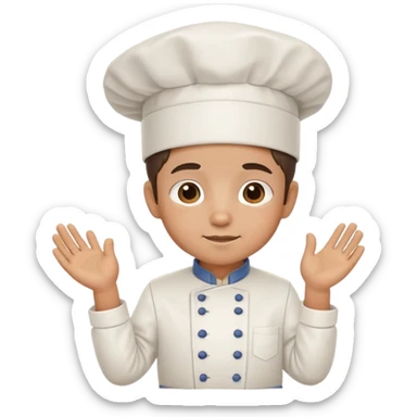 niño moreno chef sticker
