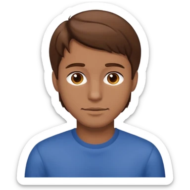 🤵 i ovaj braon kosu ali normalna boja koze sticker