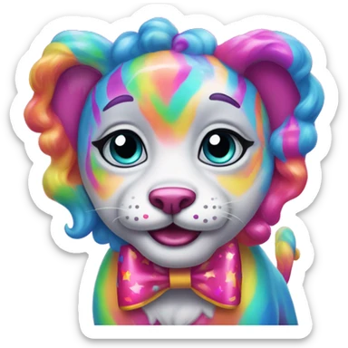 lisa frank circus sticker