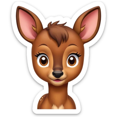 Bambi ejes  sticker