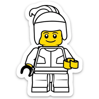 lego figure sticker