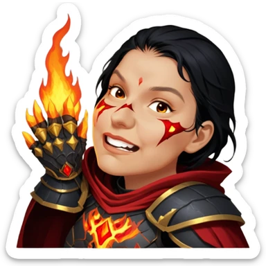 Volcanic Warlock sticker