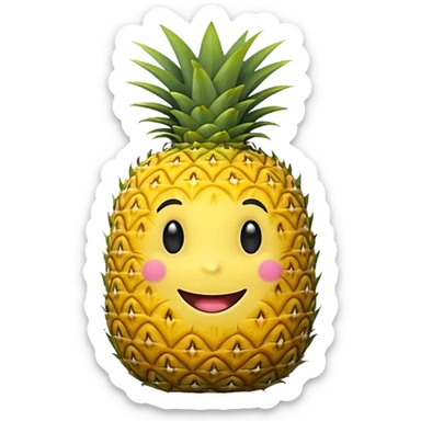 Rape ape pineapple emoji  sticker
