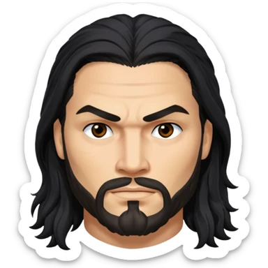 jason mamo long hair from Games of throne character face only younger sticker