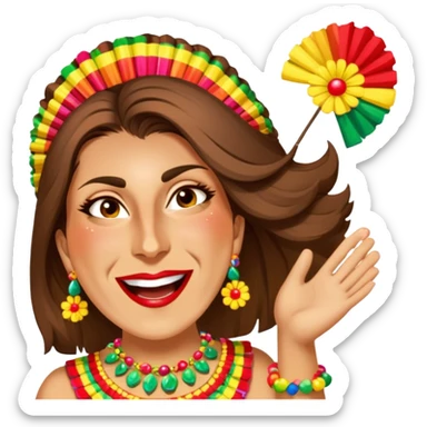 Joyful Reveler sticker