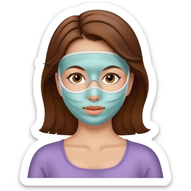women beauty facial mask sticker