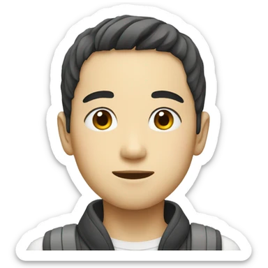 japanese boy sticker