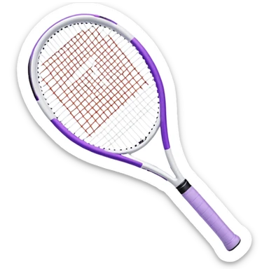 Wilson Soleste 105 Tennis Racquet, white/light purple sticker
