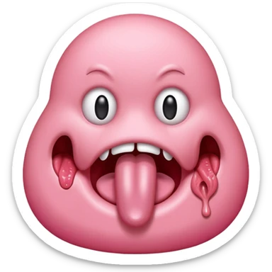  Tong tongue, sah⑧oor sticker